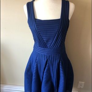 Designer Maje Full A-line Bustier Dress